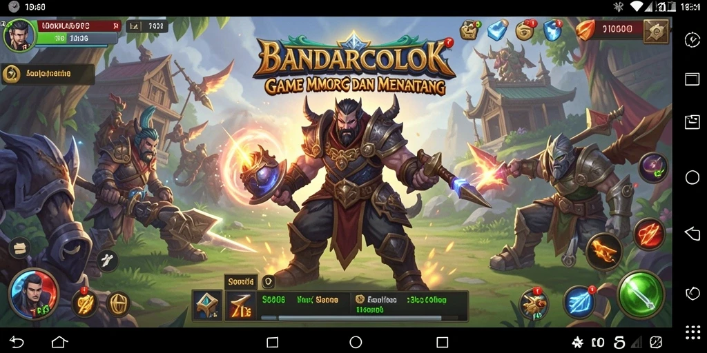 Tampilan gameplay seru dari BANDARCOLOK saat menjelajahi dunia MMORPG.