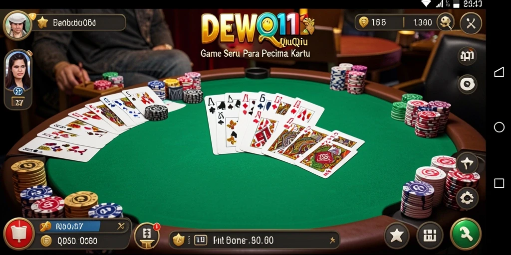 Gameplay seru dalam DEWI11 QiuQiu.