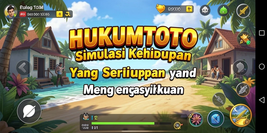 Gameplay menarik dalam HUKUMTOTO yang menggambarkan kehidupan karakter.