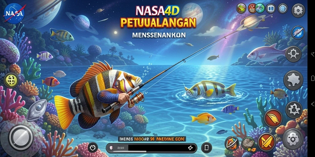 Tampilan gameplay memancing di NASA4D yang menakjubkan dan realistis.