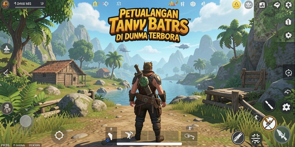 Gameplay menarik di dunia terbuka PK95 yang penuh petualangan.