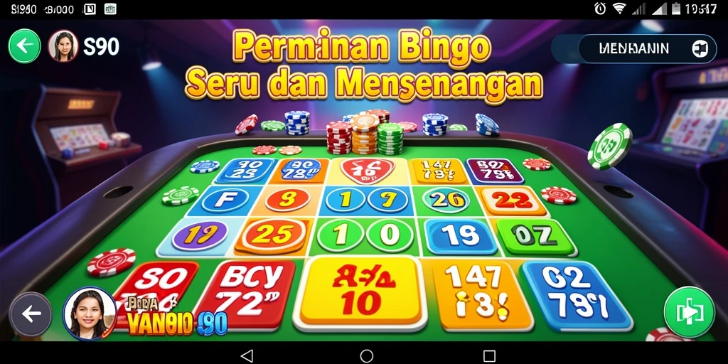 Gameplay menarik dari aplikasi Bingo S80 dengan pemain yang berkompetisi.
