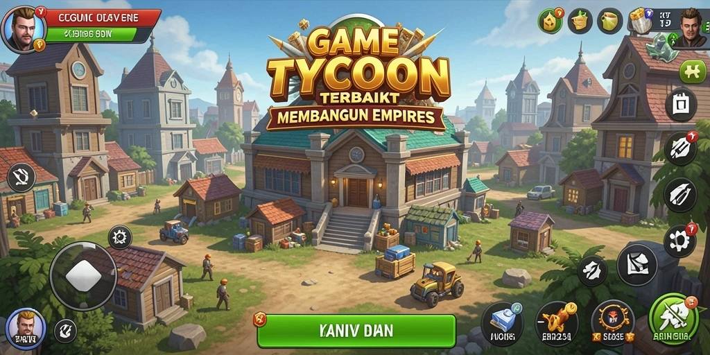 Tampilan seru gameplay Tycoon di T6 dengan grafis menarik.