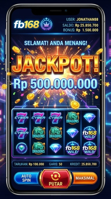 Tampilan antarmuka fb168 yang sederhana dan mudah dinavigasi.